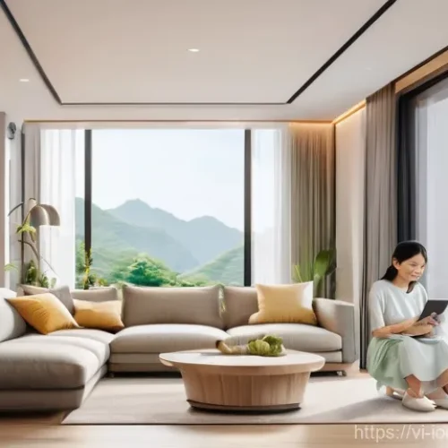 Home 27 스마트 홈 기기의 설치 과정과 주의사항 - **Prompt 1: Modern Vietnamese Smart Home Living - Seamless Ecosystem & Personalization**
"Genera...