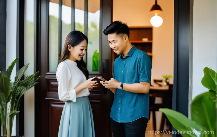 스마트 홈의 IoT 기기 활용 사례 - Seamless Comfort and Smart Living**

Prompt: "A serene, modern Vietnamese living room filled with so...